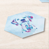 Dessous-de-verre En Papier Chien (Incliné)