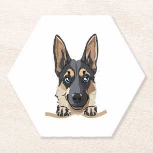 Dessous-de-verre En Papier Chien dans Pocket Funny Chien pour Amoureux de les