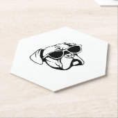 Dessous-de-verre En Papier Chien de boîte (Incliné)