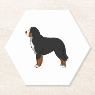 Dessous-de-verre En Papier Chien de montagne bernois