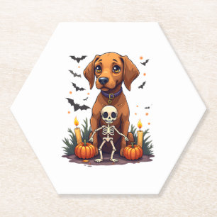 Dessous-de-verre En Papier Chien Vizsla Voodoo