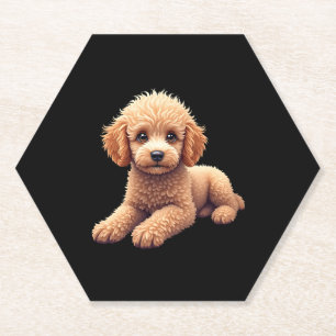 Dessous-de-verre En Papier Chiens Amoureux des animaux de canicules amusants