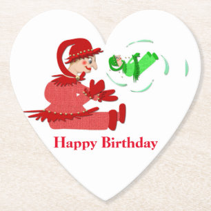 Dessous-de-verre En Papier Chiffres de jeu en bois amusants, Enfants personna