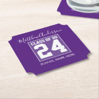 Classe de 2024 Modern Royal Purple Graduation Part