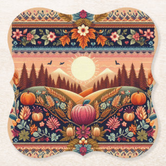 Dessous-de-verre En Papier Classic Fair Isle automne/automne
