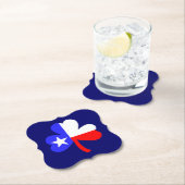 Dessous-de-verre En Papier Clover du Texas (En situation)