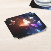 Dessous-de-verre En Papier Clowing Night Butterflies (Incliné)