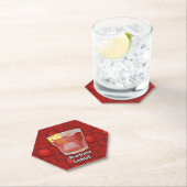 Dessous-de-verre En Papier Cocktail Americano (En situation)