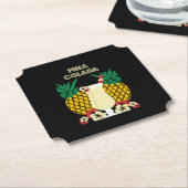 Dessous-de-verre En Papier Cocktail Piña Colada (Incliné)