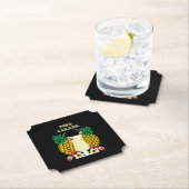 Dessous-de-verre En Papier Cocktail Piña Colada (En situation)