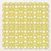 Dessous-de-verre En Papier Coeurs de Marshmallow (Devant)