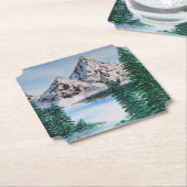 Dessous-de-verre En Papier Cold Mountain (Incliné)