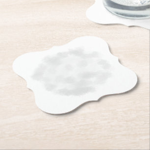 Dessous-de-verre En Papier Collage photo en cercle personnalisé simple et élé