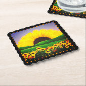 DESSOUS-DE-VERRE EN PAPIER COLLINE DU SOL (Incliné)