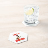 Dessous-de-verre En Papier Comme Un Patron Allemand Boss (En situation)