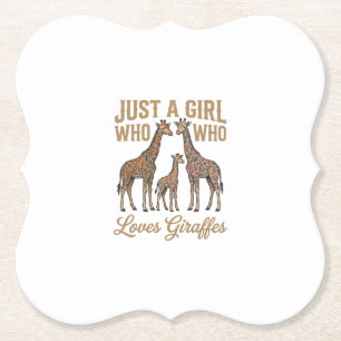 Dessous-de-verre En Papier Conception de chemise pour fille vintage qui aime