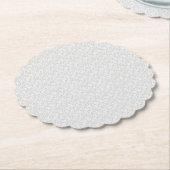 Dessous-de-verre En Papier conception de maille Trente et Un (Incliné)