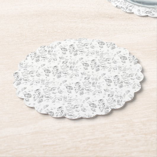 Dessous-de-verre En Papier conception de point Quarante-deux (Incliné)