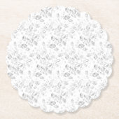 Dessous-de-verre En Papier conception de point Quarante-deux (Devant)