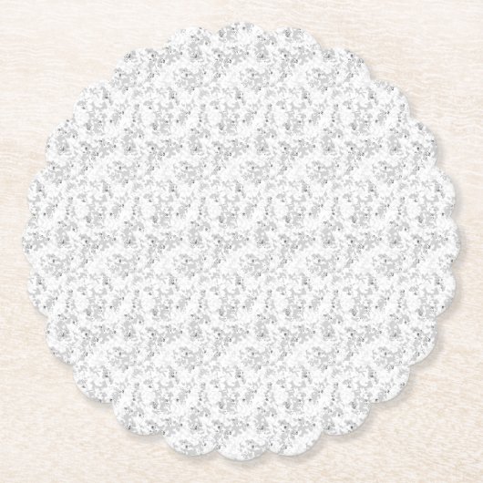 Dessous-de-verre En Papier conception de point Quarante-sept (Devant)