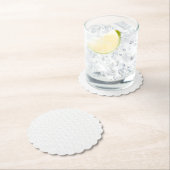 Dessous-de-verre En Papier conception horizontale Trente (En situation)