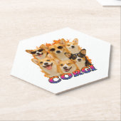 Dessous-de-verre En Papier Copie Corgi (Incliné)