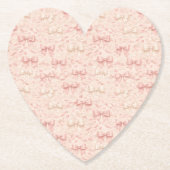 Dessous-de-verre En Papier Coquette Bow Pattern (Devant)