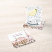 Dessous-de-verre En Papier Coquette Paris Café parisien (En situation)