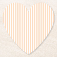 Corail peau d'ange pêche pâle et rayure blanche