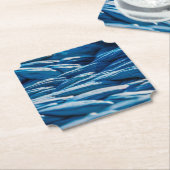 Dessous-de-verre En Papier Corde bleue (Incliné)