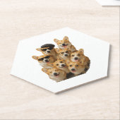 Dessous-de-verre En Papier Corgi (Incliné)