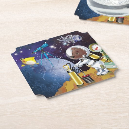 Dessous-de-verre En Papier cosmos (Incliné)