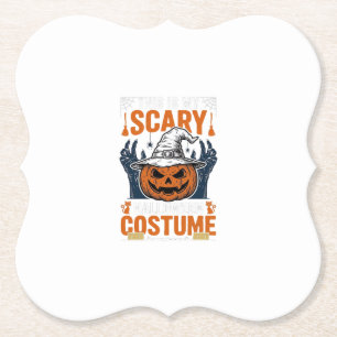 Dessous-de-verre En Papier Costume d'Halloween effrayant Chapeau de sorcière