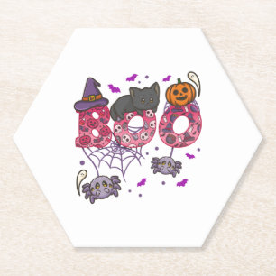 Dessous-de-verre En Papier Costume Halloween Boo Halloween