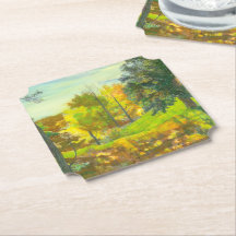 Couleur d'aquarelle de peinture de chute solaire