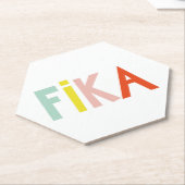 Dessous-de-verre En Papier Couleurs Suédoises Fika (Incliné)