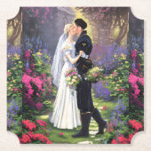 Dessous-de-verre En Papier Couple in The Park-56476 (Devant)