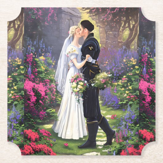 Dessous-de-verre En Papier Couple in The Park-56476 (Devant)