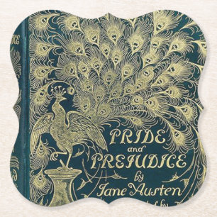 Dessous-de-verre En Papier Coussin de la fierté et du préjudice