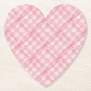 DESSOUS-DE-VERRE EN PAPIER COUSSINS PAPIER EN FORME DE COEUR POUR DÉCORATION