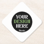 Dessous-de-verre En Papier coutume, unique, élégant et minimaliste hershey®'s<br><div class="desc">Ce design est accessible à tous. N'hésitez pas à personnaliser le logo,  les images,  le texte et les couleurs selon vos préférences. Merci beaucoup.</div>