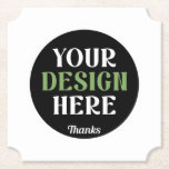 Dessous-de-verre En Papier coutume, unique, élégant et minimaliste hershey®'s<br><div class="desc">Ce design est accessible à tous. N'hésitez pas à personnaliser le logo,  les images,  le texte et les couleurs selon vos préférences. Merci beaucoup.</div>