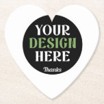 Dessous-de-verre En Papier coutume, unique, élégant et minimaliste hershey®'s<br><div class="desc">Ce design est accessible à tous. N'hésitez pas à personnaliser le logo,  les images,  le texte et les couleurs selon vos préférences. Merci beaucoup.</div>