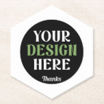 Dessous-de-verre En Papier coutume, unique, élégant et minimaliste hershey®'s<br><div class="desc">Ce design est accessible à tous. N'hésitez pas à personnaliser le logo,  les images,  le texte et les couleurs selon vos préférences. Merci beaucoup.</div>