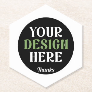 Dessous-de-verre En Papier coutume, unique, élégant et minimaliste hershey®'s