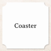 Dessous-de-verre En Papier Create Your Own Simple Custom Ticket (Devant)