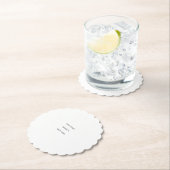 Dessous-de-verre En Papier Create Your Own white (En situation)
