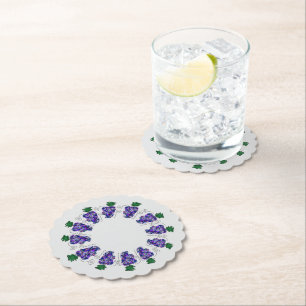 Dessous-de-verre En Papier Création de raisin - Main
