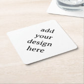 Dessous-de-verre En Papier Créez Votre Propre Diamant Personnalisé Simple (Incliné)