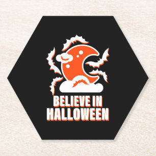 Dessous-de-verre En Papier Croire En Halloween